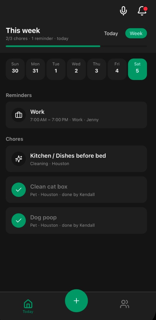 EasyDay app on iPhone